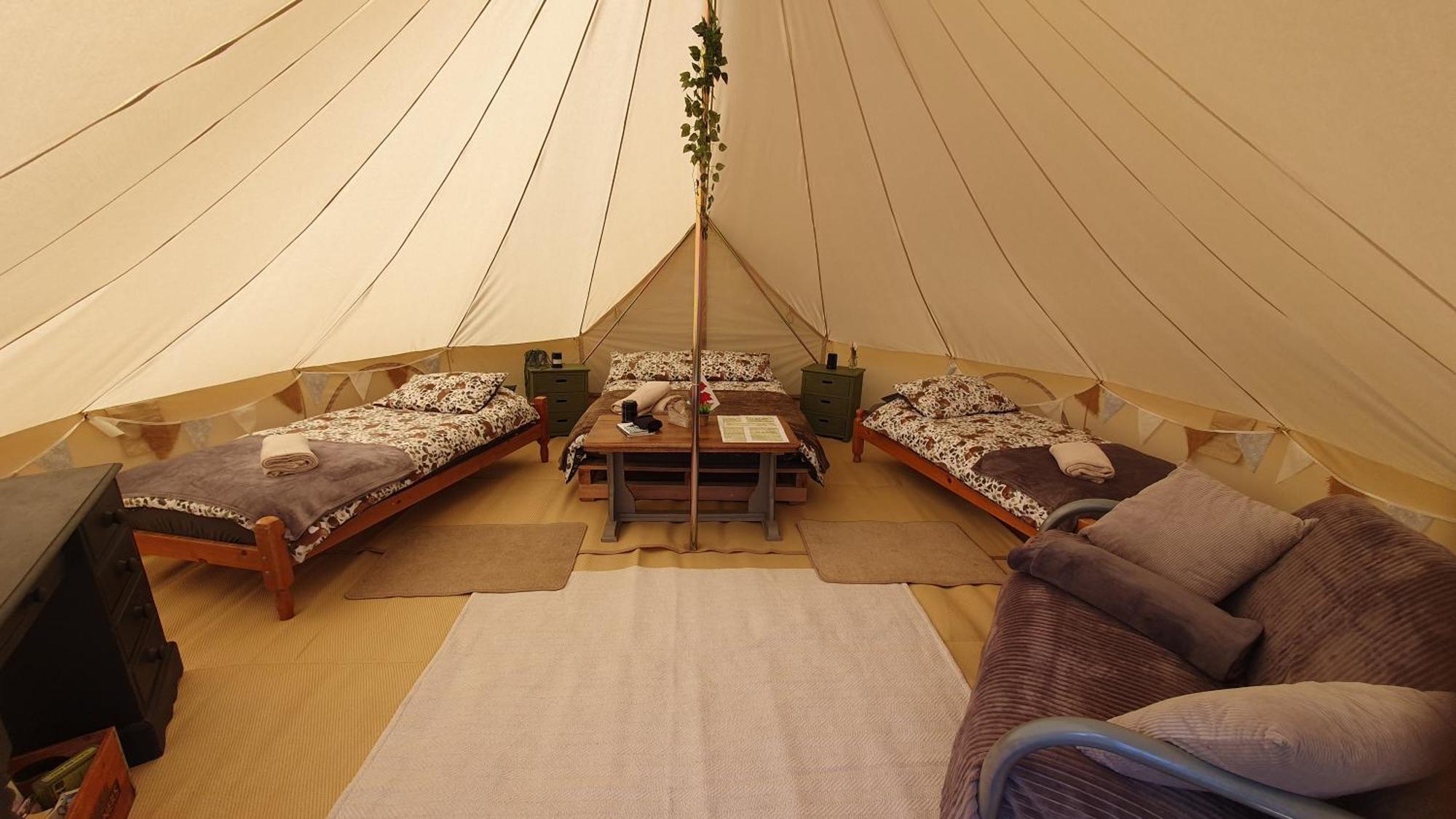 Calon Y Goedwig Glamping Hotell Llandovery Eksteriør bilde
